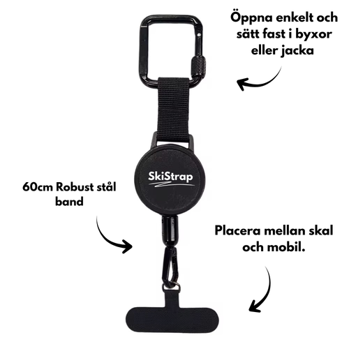 SkiStrap - Säker mobil i lift & backe.